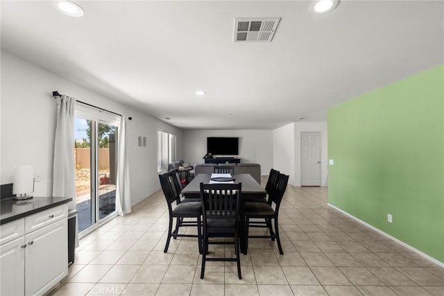 1021 Cambridge Ct, Lancaster, CA 93535 - dining room with recessed lighting and light tile patterned floors