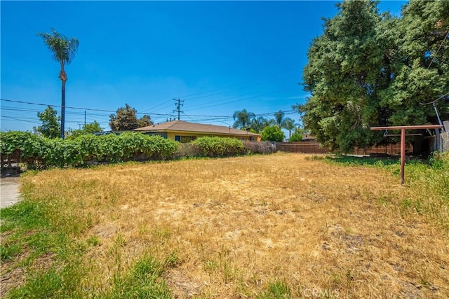view of yard