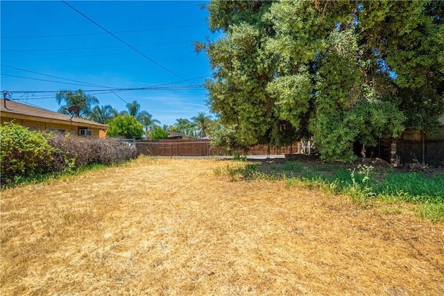 view of yard