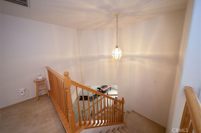 6933 Rio Grande Dr, Eastvale, CA 91752 - stairs with carpet flooring