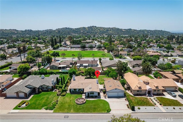 1038 E Meda Ave, Glendora, CA 91741 - aerial perspective of suburban area