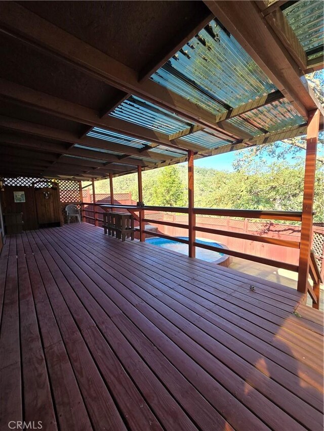 4677 Silver Saddle Ln, Paso Robles, CA 93446 - view of wooden terrace
