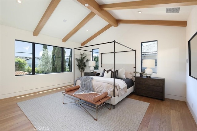 1991 Port Claridge Pl, Newport Beach, CA 92660 - bedroom featuring multiple windows, light wood-style floors, recessed lighting, and baseboards