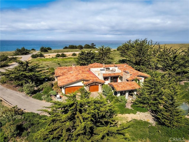 295 Via Piedras Blancas, San Simeon, CA 93452 - view from above of property featuring a nearby body of water