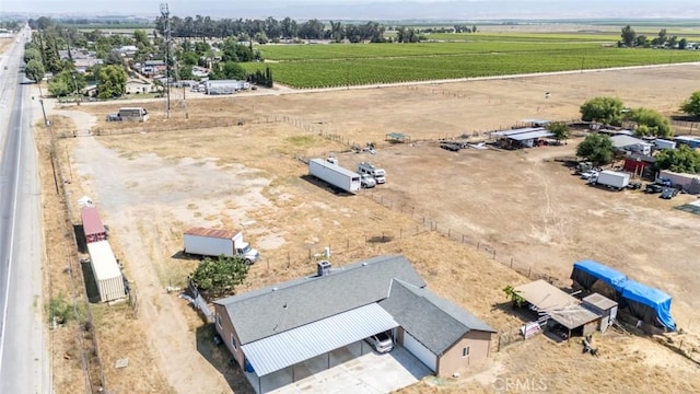 5915 Weedpatch, Bakersfield, CA 93307 - aerial view of sparsely populated area featuring rows of crops