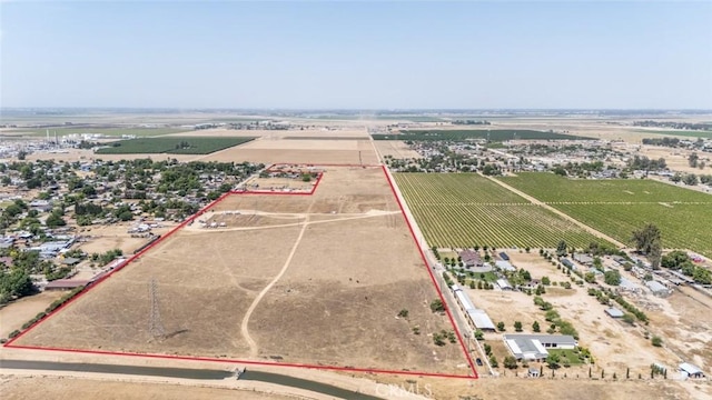 5915 Weedpatch, Bakersfield, CA 93307 - overview of rural landscape featuring property parcel outlined