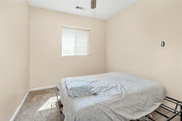5915 Weedpatch, Bakersfield, CA 93307 - bedroom featuring carpet flooring, baseboards, and a ceiling fan