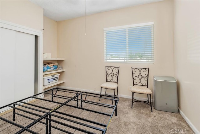 5915 Weedpatch, Bakersfield, CA 93307 - bedroom with carpet, a closet, and baseboards