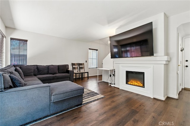 25323 Bayside Pl, Harbor City, CA 90710 - living area with wood finished floors and a glass covered fireplace