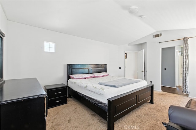 25323 Bayside Pl, Harbor City, CA 90710 - bedroom featuring lofted ceiling and light colored carpet