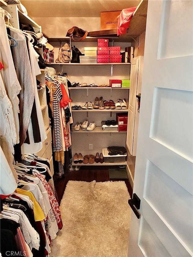 1820 Carfax Ave, Long Beach, CA 90815 - walk in closet featuring wood finished floors