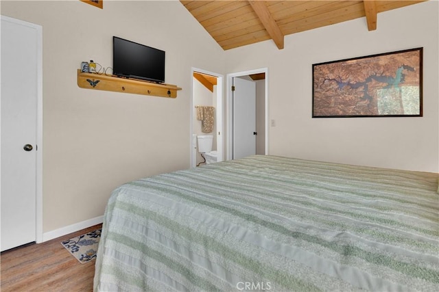 2303 Ridge Rider Rd, Bradley, CA 93426 - bedroom featuring wood finished floors, wood ceiling, and baseboards