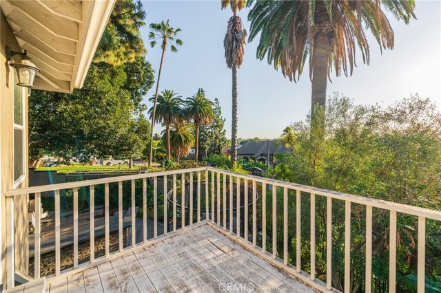 435 S Estate Dr, Orange, CA 92869 - view of wooden terrace