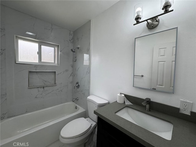 10622 Tibbs Cir, Garden Grove, CA 92840 - full bath featuring shower / tub combination, vanity, and toilet