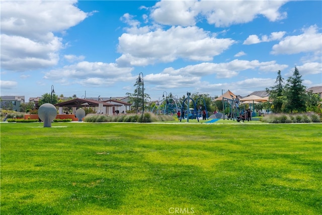 8713 Roving Pl, Chino, CA 91708 - view of community with a lawn and a gazebo