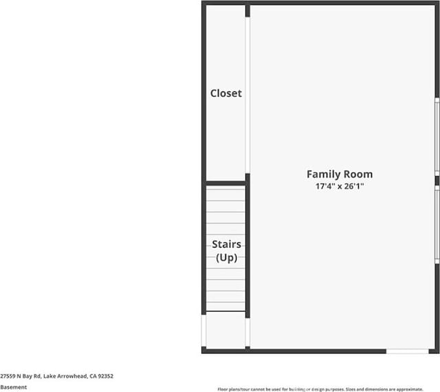 27559 N Bay, Lake Arrowhead, CA 92352 - floor plan / room layout