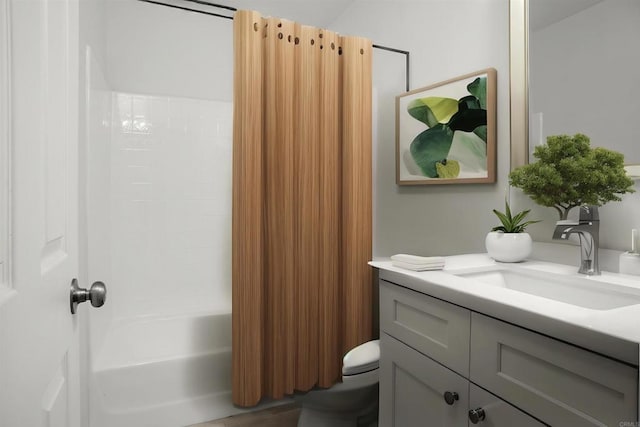 4888 Northerly St, Oceanside, CA 92056 - full bath featuring vanity, shower / bath combination, and toilet