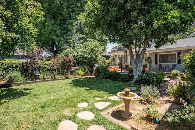 577 S Albertson Ave, Covina, CA 91723 - view of green lawn featuring a patio area
