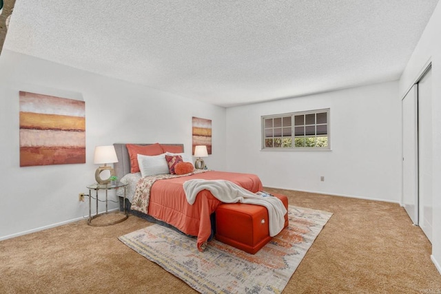 1466 Pacific Ave, Norco, CA 92860 - carpeted bedroom featuring a textured ceiling and a closet