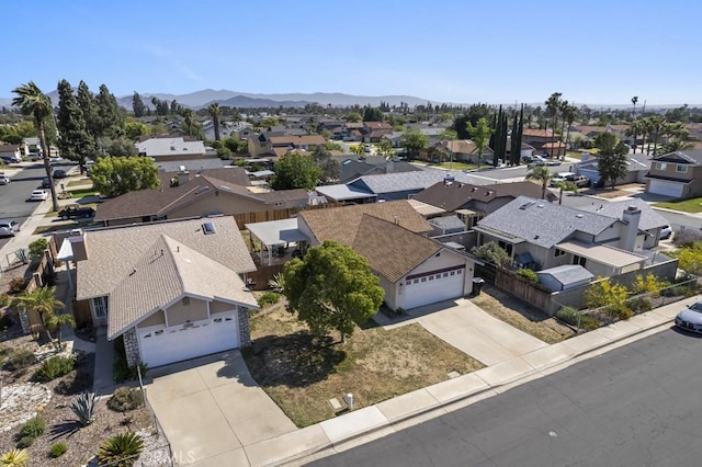 16251 Malaga St, Fontana, CA 92336 - aerial perspective of suburban area with mountains