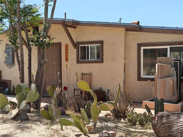 49438 Conejo Rd, Morongo Valley, CA 92256 - view of front of property with stucco siding