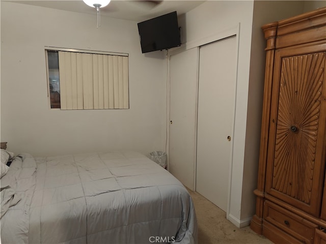 49438 Conejo Rd, Morongo Valley, CA 92256 - bedroom with carpet and a closet