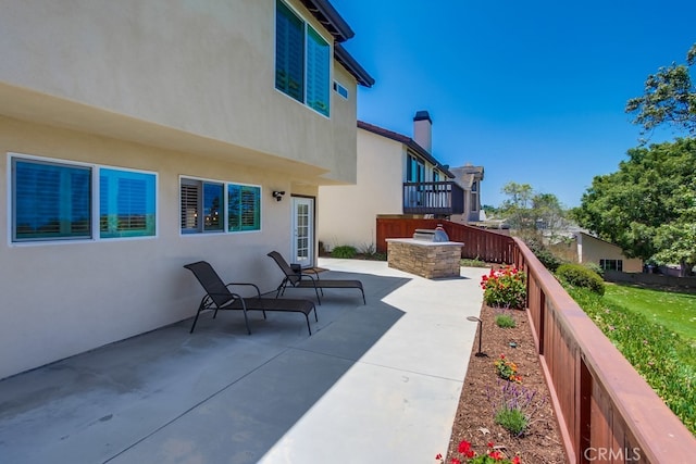7411 Brava St, Carlsbad, CA 92009 - view of patio with an outdoor kitchen