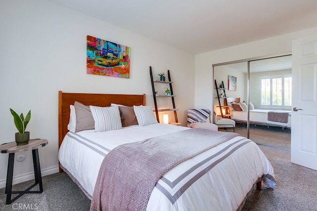 7411 Brava St, Carlsbad, CA 92009 - carpeted bedroom with a closet and baseboards
