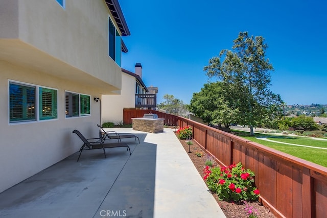 7411 Brava St, Carlsbad, CA 92009 - fenced backyard featuring a patio area