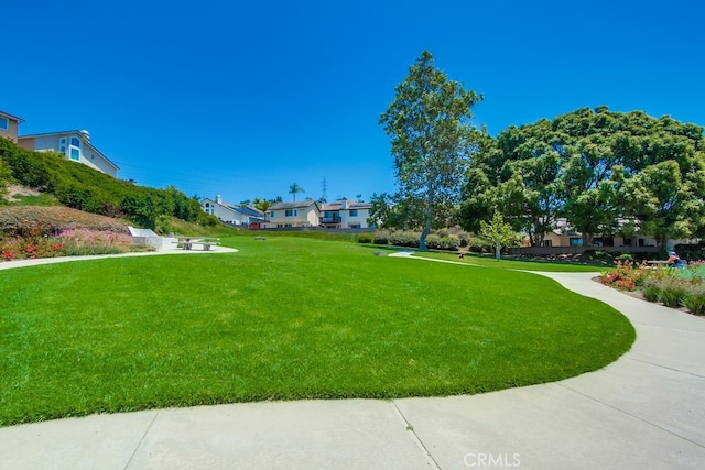 7411 Brava St, Carlsbad, CA 92009 - view of home's community with a lawn