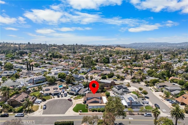 25001 Mackenzie St, Laguna Hills, CA 92653 - aerial view of residential area with a mountain backdrop