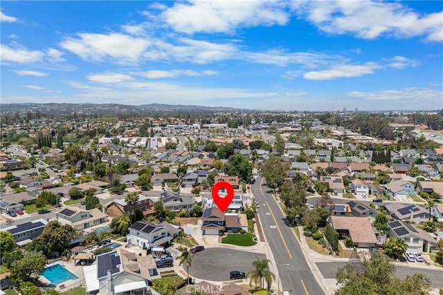 25001 Mackenzie St, Laguna Hills, CA 92653 - aerial view of residential area featuring a pool