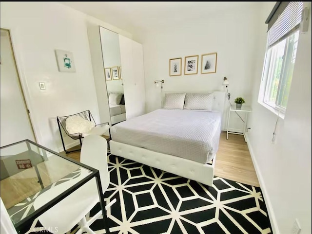 3119 Larga Ave, Los Angeles, CA 90039 - bedroom with wood finished floors and baseboards