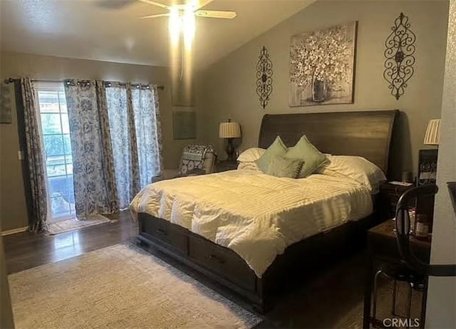 11420 Lasselle St, Moreno Valley, CA 92557 - bedroom featuring wood finished floors and ceiling fan