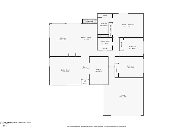 1531 Lakehurst St, Oxnard, CA 93030 - room layout
