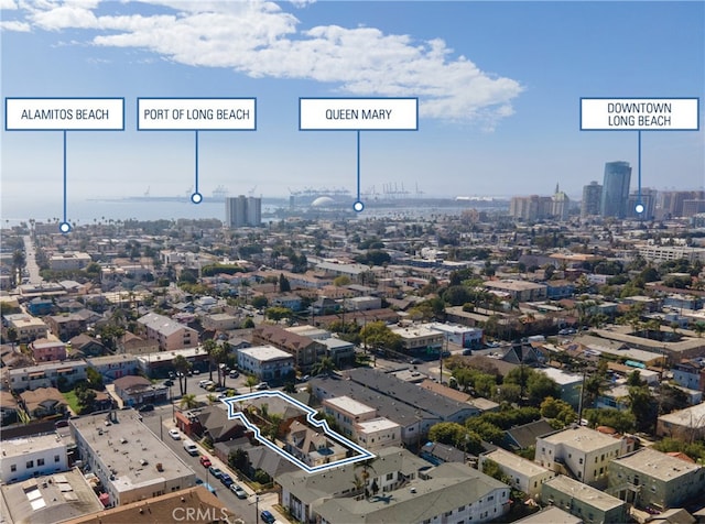 1631 E 4th St, Long Beach, CA 90802 - view of urban area featuring property parcel outlined