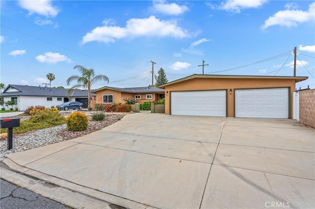 8535 La Vine St, Rancho Cucamonga, CA 91701 - ranch-style house with stucco siding and a garage