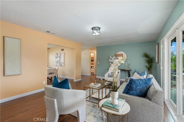 8535 La Vine St, Rancho Cucamonga, CA 91701 - living room with wood finished floors and baseboards