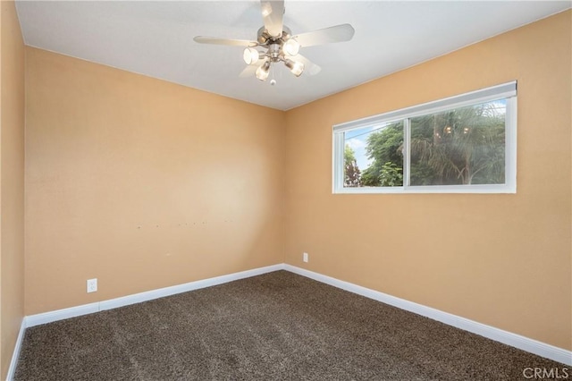 8535 La Vine St, Rancho Cucamonga, CA 91701 - unfurnished room featuring carpet flooring, baseboards, and a ceiling fan