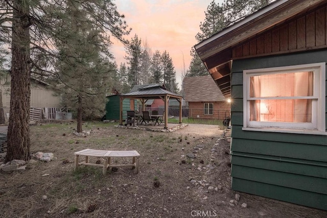 308 W Mojave Blvd, Big Bear City, CA 92314 - view of yard with a gazebo