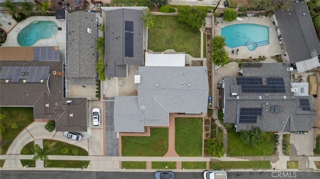 17148 Stare St, Northridge, CA 91325 - aerial view of a pool