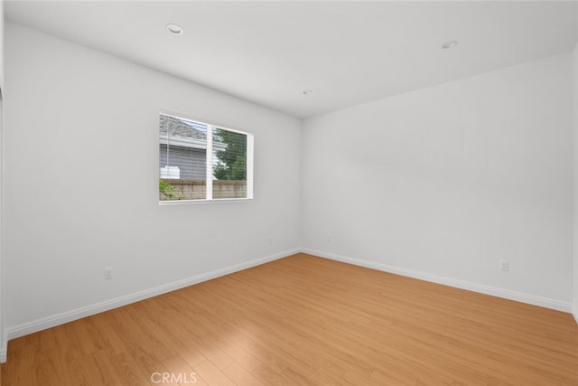 17148 Stare St, Northridge, CA 91325 - empty room featuring light wood-style flooring and baseboards