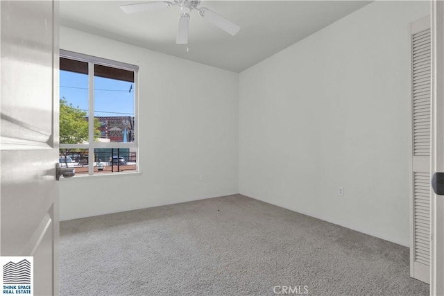 100 S Alameda St Unit 162, Los Angeles, CA 90012 - unfurnished bedroom featuring carpet flooring and a ceiling fan