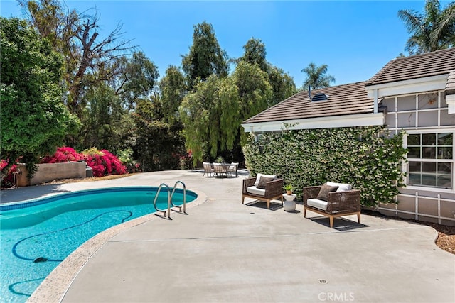 5571 Mountain View Ave, Yorba Linda, CA 92886 - view of pool with a patio area