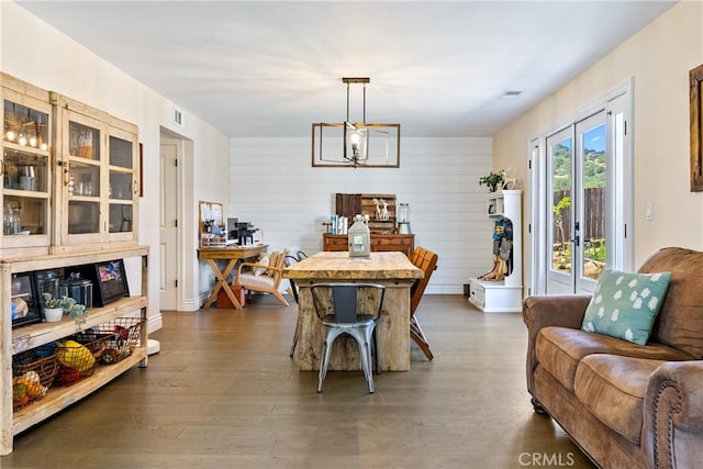 9900 Carmelita Ave, Atascadero, CA 93422 - dining room featuring dark wood-style flooring