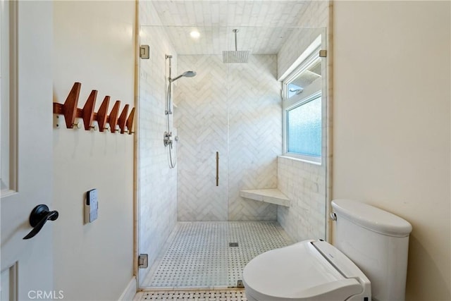 9900 Carmelita Ave, Atascadero, CA 93422 - bathroom featuring toilet and a shower stall