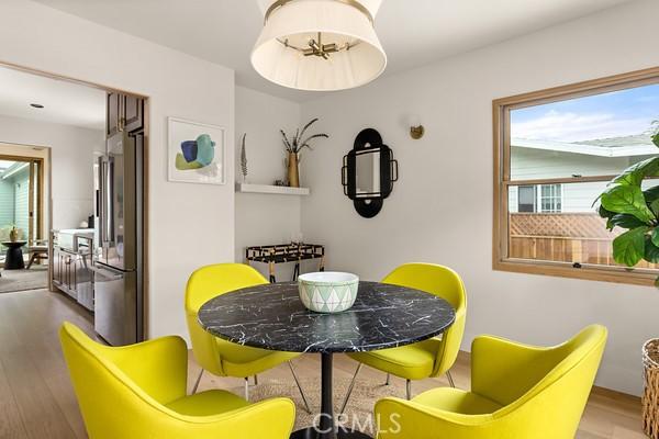 4958 Highland View Ave, Los Angeles, CA 90041 - dining area featuring wood finished floors