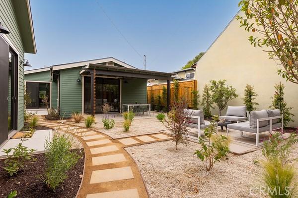 4958 Highland View Ave, Los Angeles, CA 90041 - back of property featuring a patio and an outdoor living space