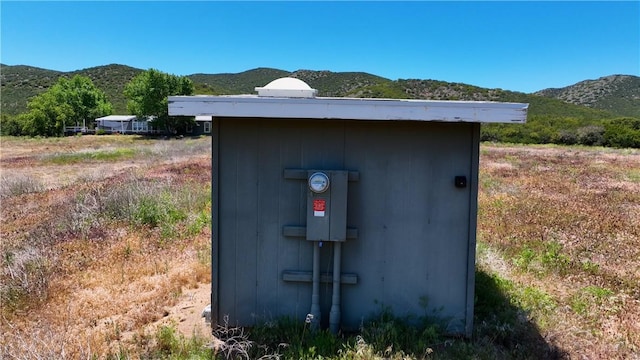 36255 Grapevine Canyon Rd, Ranchita, CA 92066 - exterior view of a mountainous background and electric meter