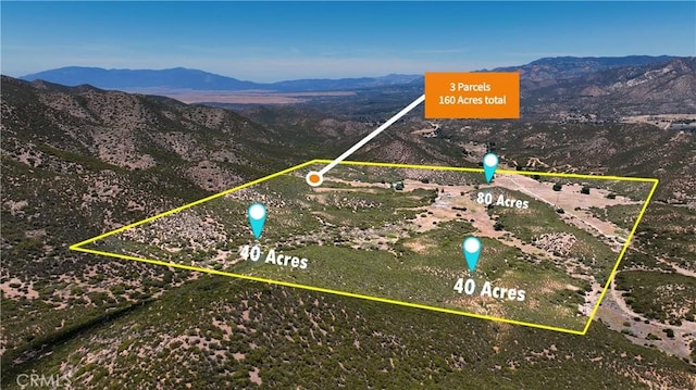 36255 Grapevine Canyon Rd, Ranchita, CA 92066 - drone / aerial view of a mountainous background